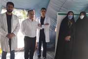 خدمت رسانی گروه جهادی بسیج در همایش بزرگ سلام فرمانده